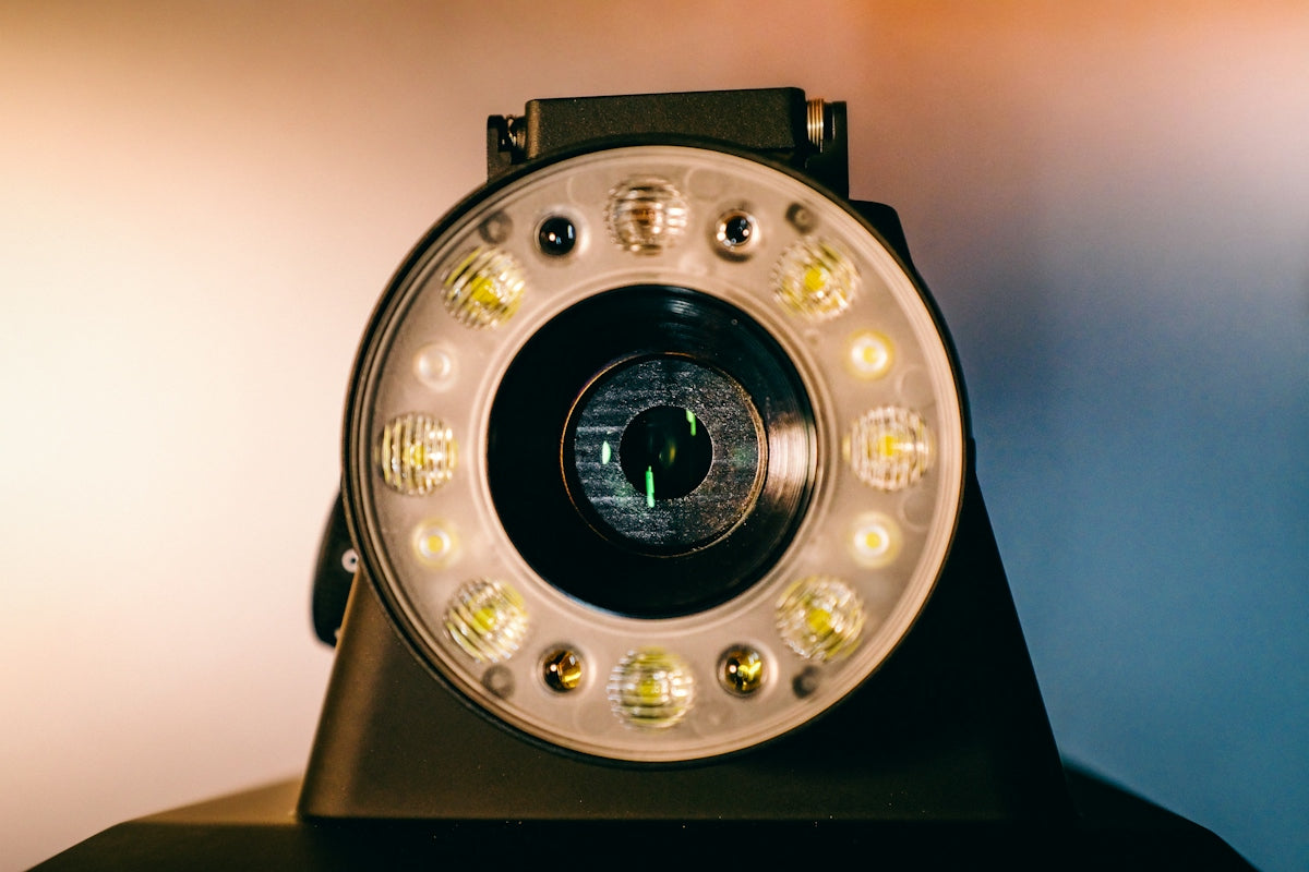 yellow and black LED light