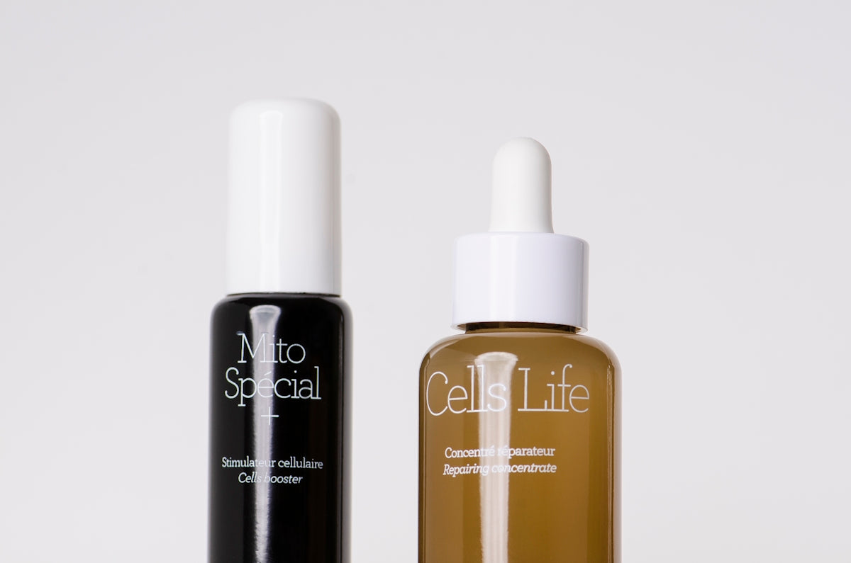 a bottle of cell life and a bottle of cell life