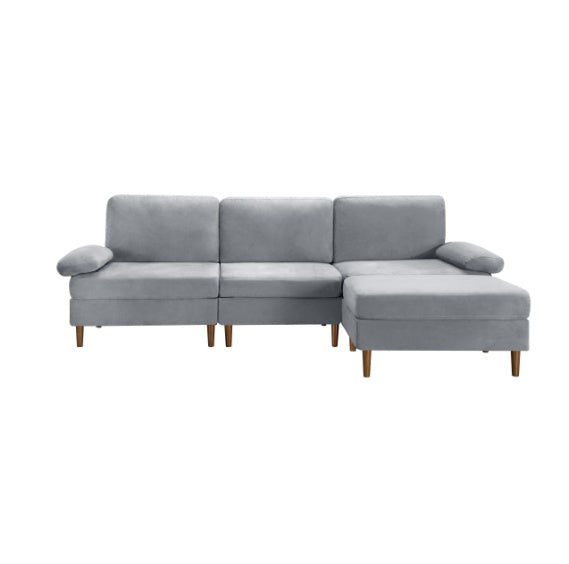 Gray Modern Modular Sectional Sofa