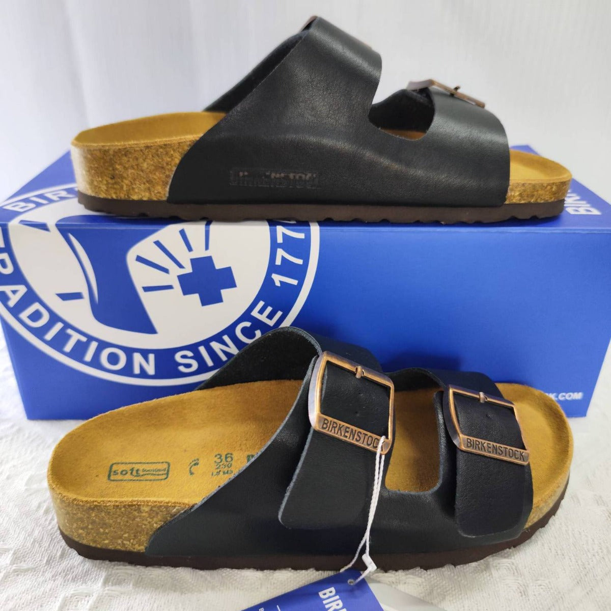 Birkenstock Arizona Soft Footbed Cork Sandals - Unisex
