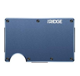 Blue Ridge metal aluminum RFID wallet, slim minimalist card holder