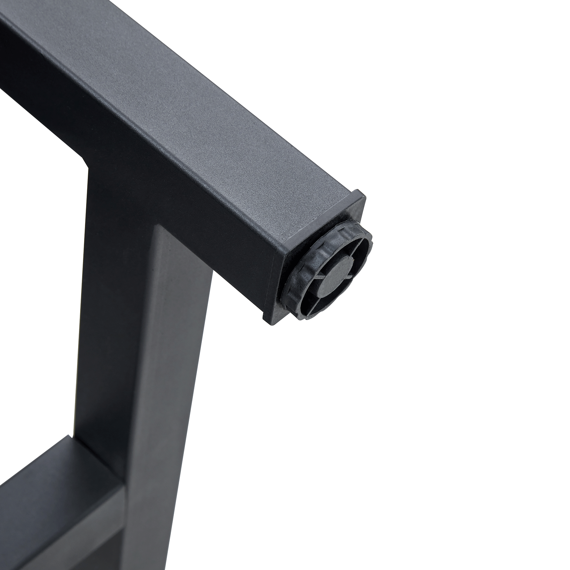 Close up of non -slip end on table leg.