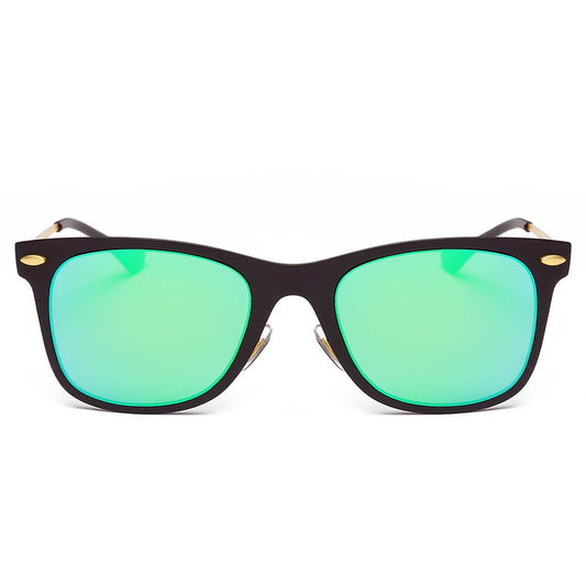 Classic Horn Rimmed Rectangle Fashion Sunglasses