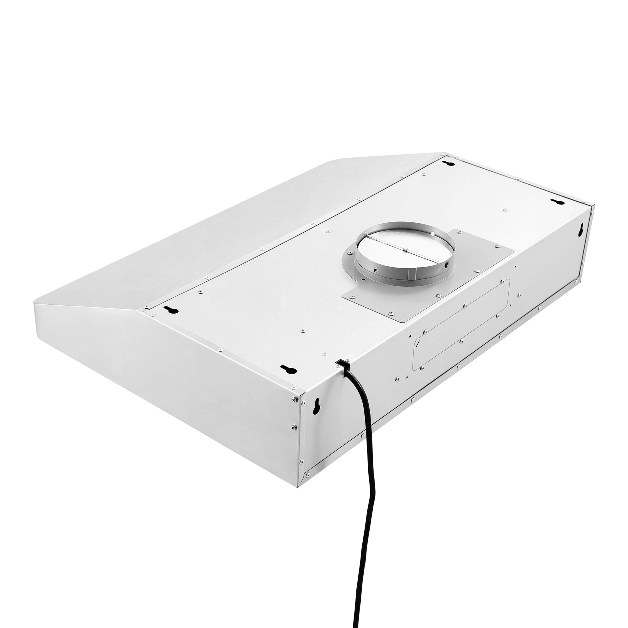 Empava 36RH12 500 CFM ducted under cabinet range hood with button controls and aluminum motors.