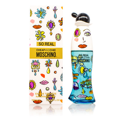 MOSCHINO SO REAL CHEAP & CHIC EDT Spray 3.4 oz (100 ML) Floral Fruity Fragrance and Box