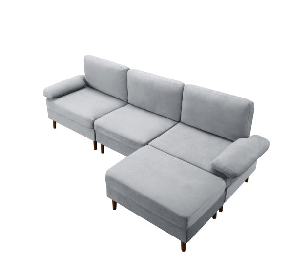 Gray Modern Modular Sectional Sofa