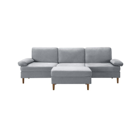 Gray Modern Modular Sectional Sofa