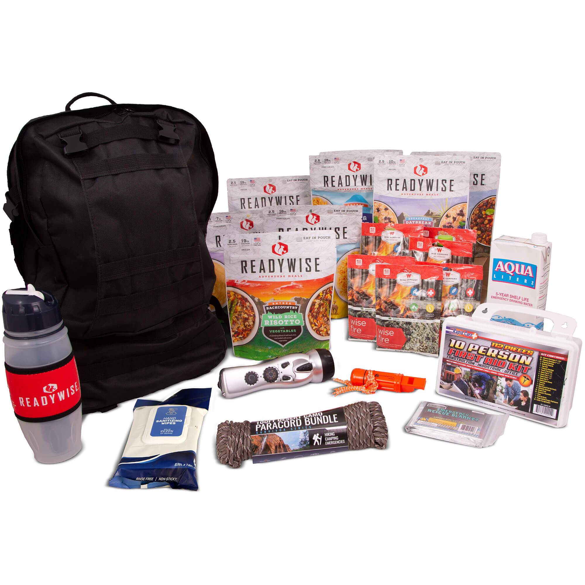 Complete 2 Day Camping & Emergency Survival Backpack Kit