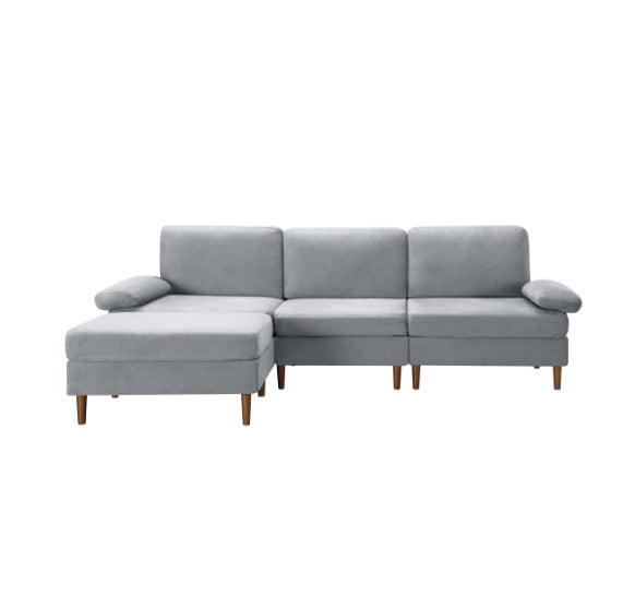 Gray Modern Modular Sectional Sofa